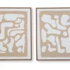 Mor Furniture Waldett Abstract Wall Art, Set Of 2