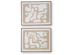 Mor Furniture Waldett Abstract Wall Art, Set Of 2