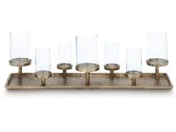 Mor Furniture Wallmond Candleholders In Antique Brass