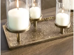 Mor Furniture Wallmond Candleholders In Antique Brass
