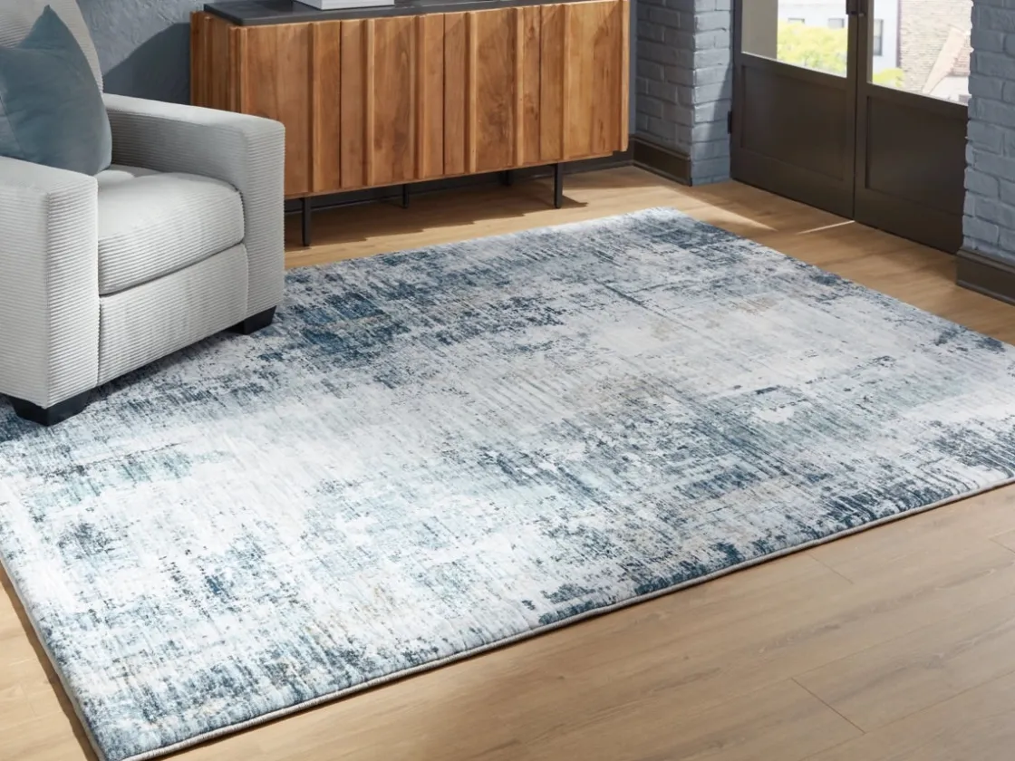 Mor Furniture Wallney Medallion Rug In Multi, 5’ X 7’