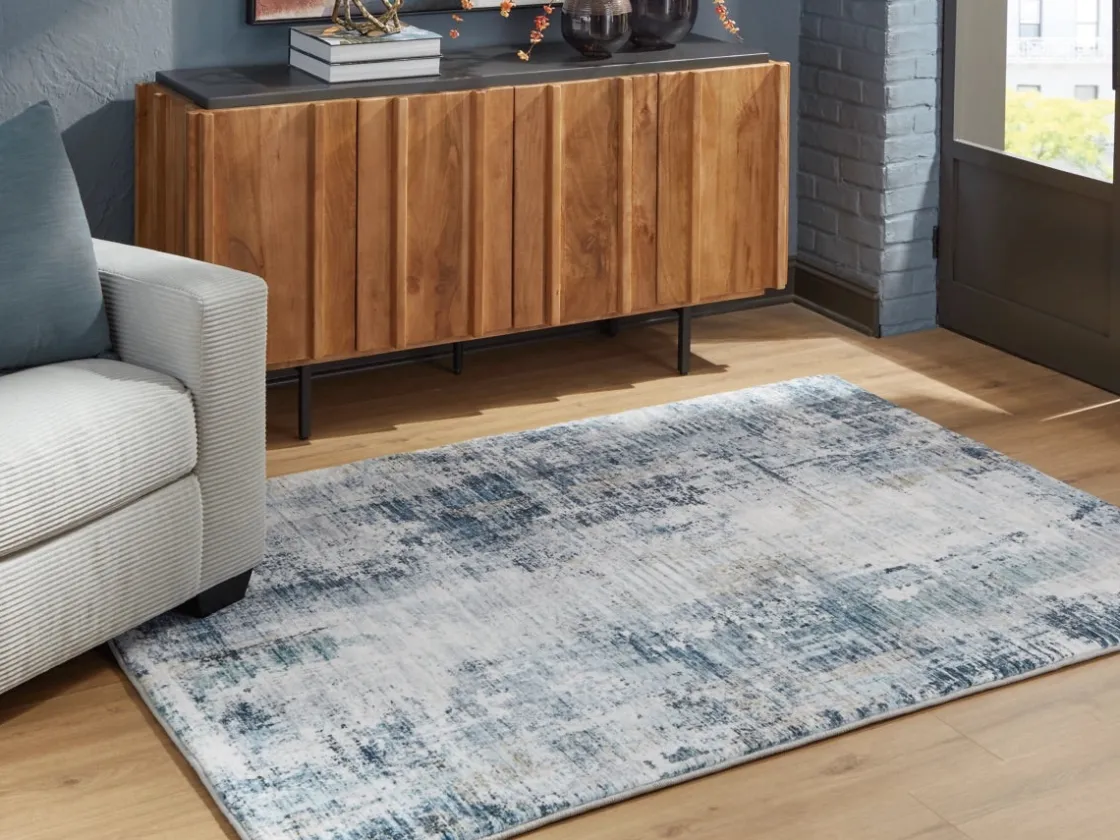 Mor Furniture Wallney Medallion Rug In Multi, 5’ X 7’