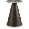 Mor Furniture Waltnor Accent Side Table In Warm Brown