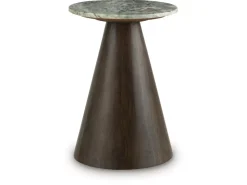 Mor Furniture Waltnor Accent Side Table In Warm Brown