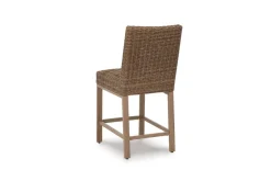 Mor Furniture Walton Bridge Outdoor Bar Stool In Driftwood, Set Of 2