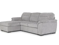 Mor Furniture Wanda Full Pullout Sofa Chaise In Gray, Left Facing