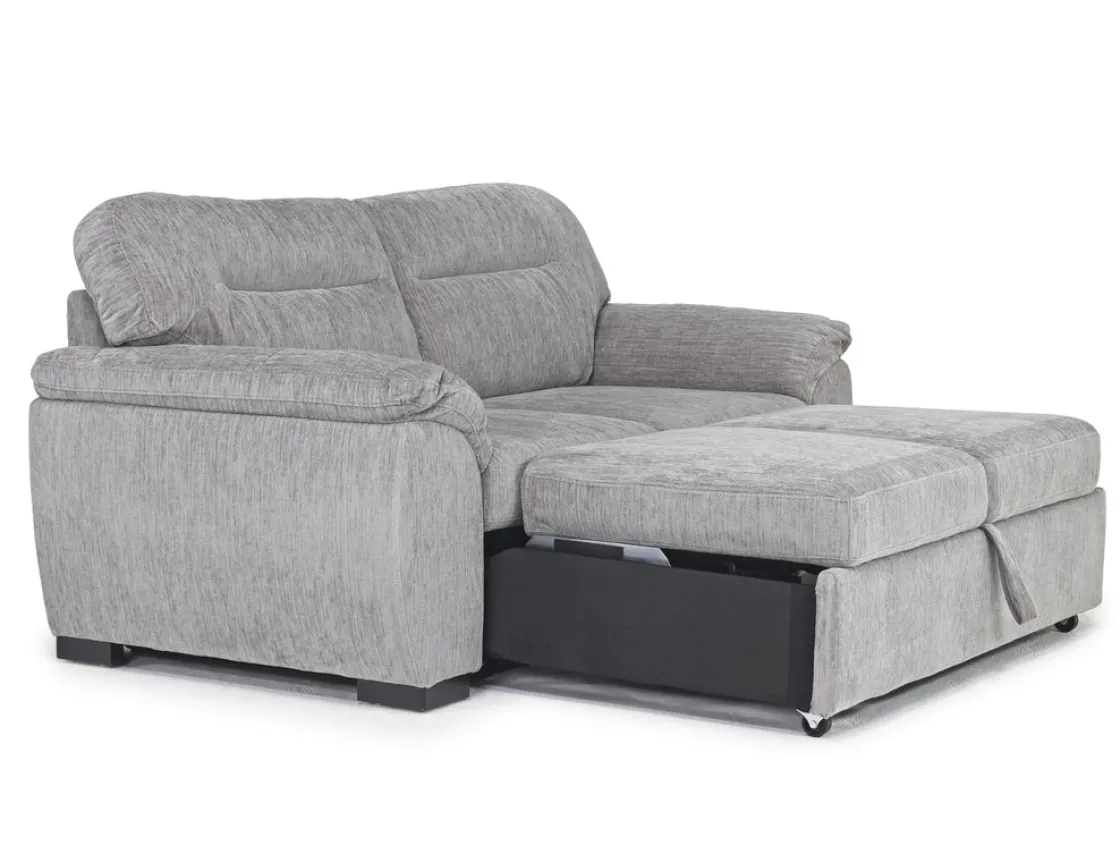 Mor Furniture Wanda Full Sleeper Loveseat In Gray