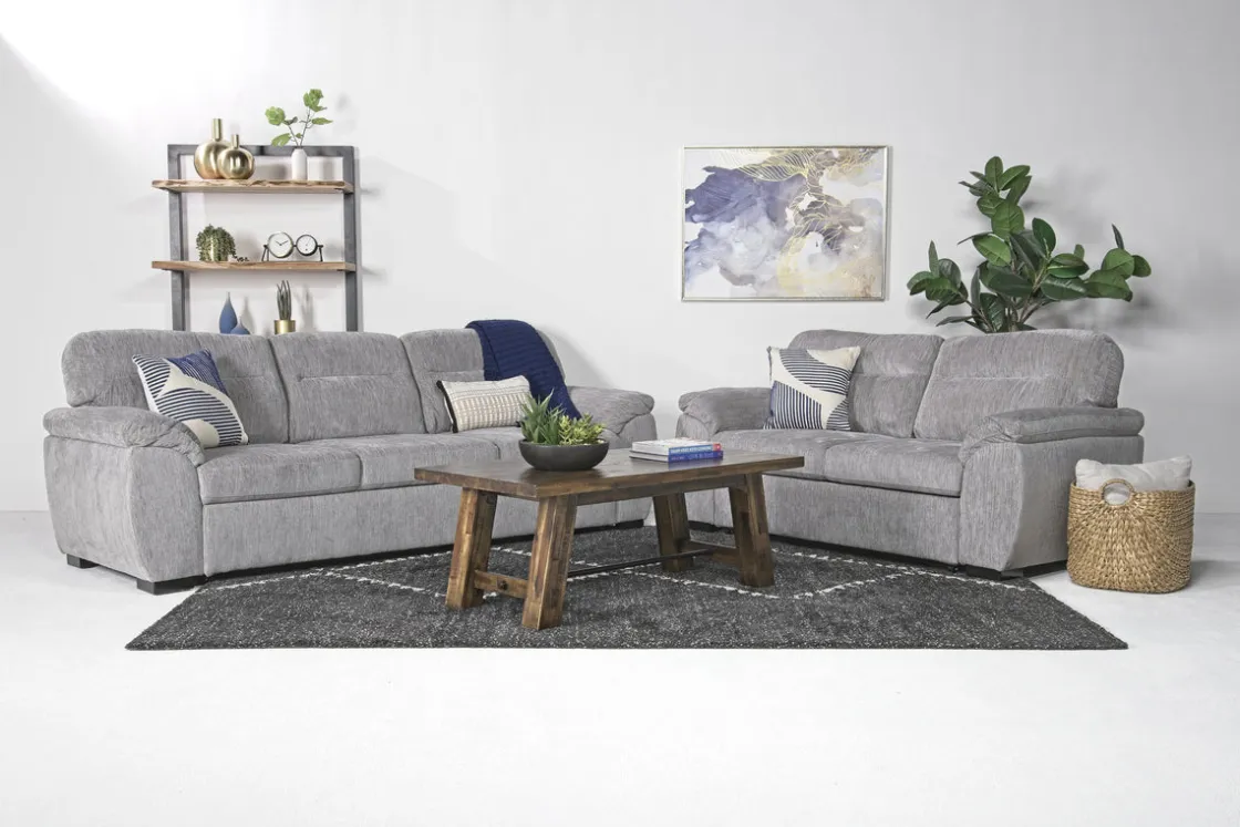 Mor Furniture Wanda Full Sleeper Loveseat In Gray