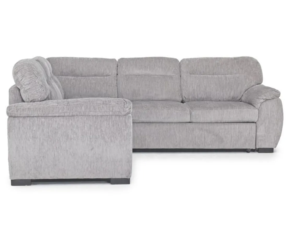 Mor Furniture Wanda Full Tux Sleeper Sectional W/ Storage In Gray, Right Facing