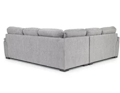 Mor Furniture Wanda Full Tux Sleeper Sectional W/ Storage In Gray, Right Facing