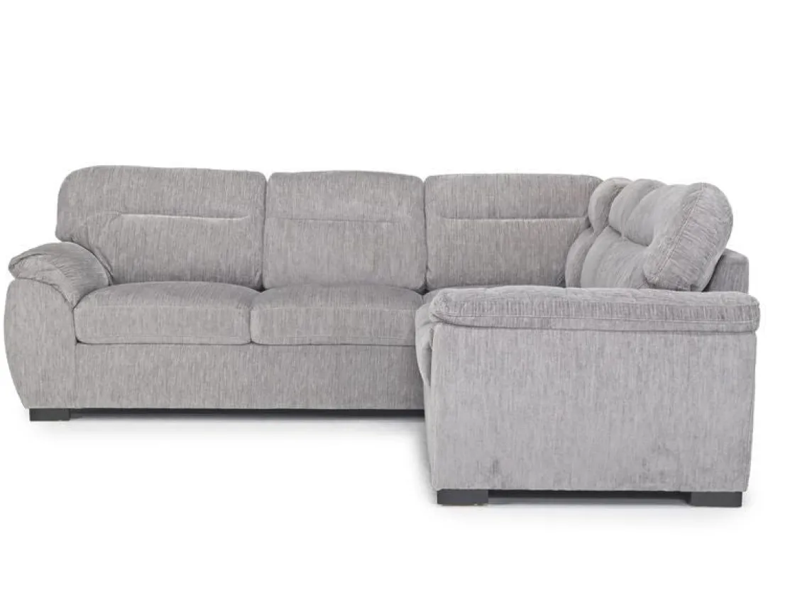 Mor Furniture Wanda Full Tux Sleeper Sectional W/ Storage In Gray, Right Facing