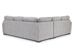 Mor Furniture Wanda Full Tux Sleeper Sectional W/ Storage In Gray, Right Facing