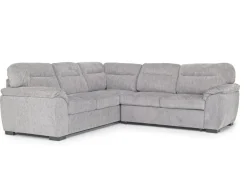 Mor Furniture Wanda Full Tux Sleeper Sectional W/ Storage In Gray, Right Facing