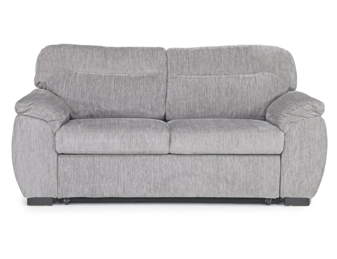 Mor Furniture Wanda Queen Pullout Sofa & Full Pullout Loveseat In Gray