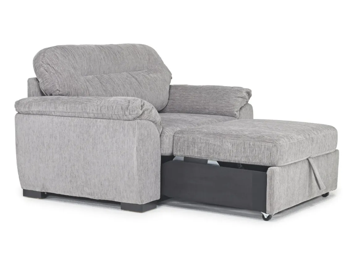Mor Furniture Wanda Twin Sleeper Chair In Gray