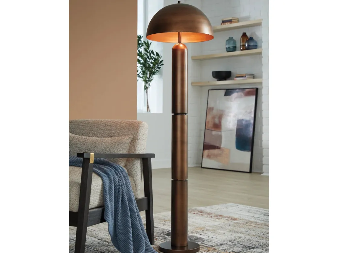 Mor Furniture Wendfield Table Lamp In Antique Copper