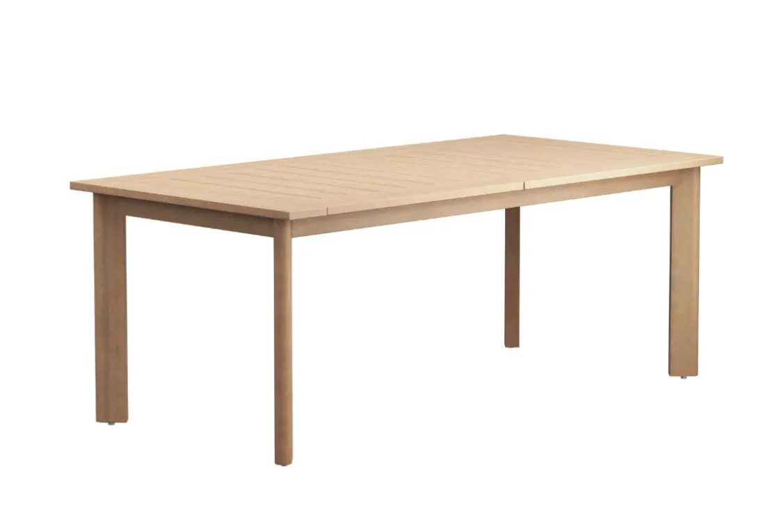 Mor Furniture Wesley Outdoor Dining Table & 8 Chairs In White/Natural