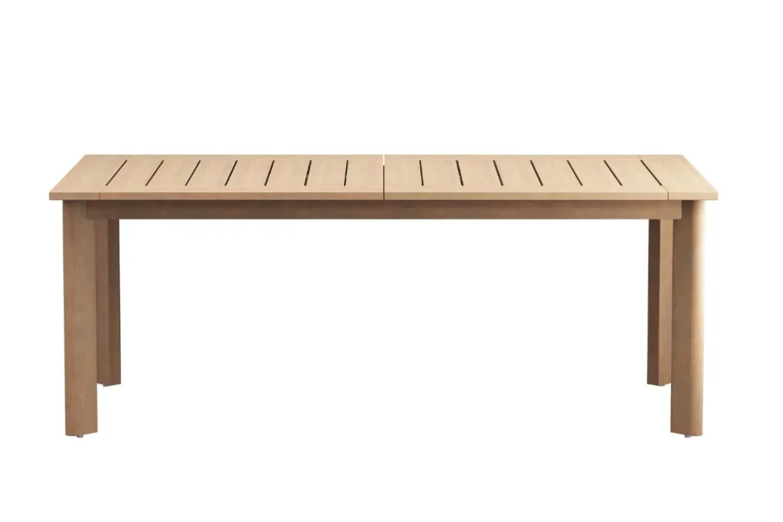 Mor Furniture Wesley Outdoor Dining Table & 8 Chairs In White/Natural