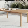 Mor Furniture Wesley Outdoor Dining Table & 4 Chairs In White/Natural