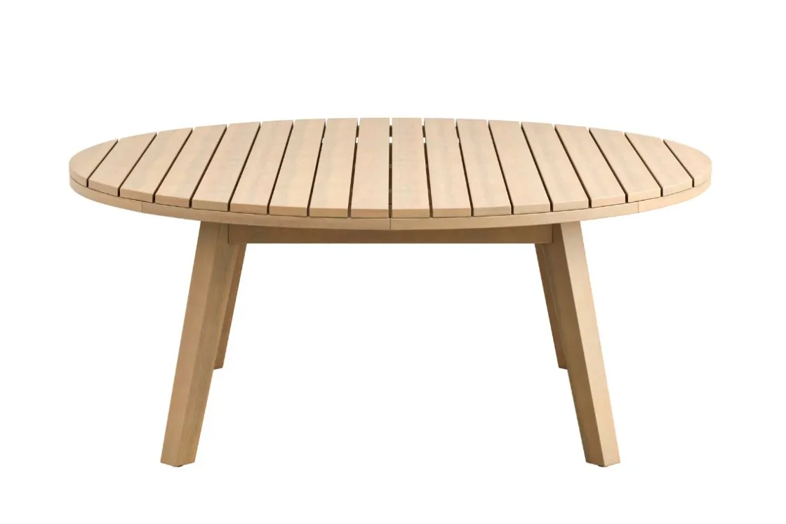Mor Furniture Wesley Outdoor Round Coffee Table In Natural