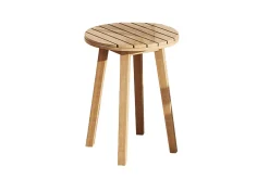 Mor Furniture Wesley Outdoor Round End Table In Natural
