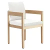 Mor Furniture Wesley Outdoor Side Chair In White/Natural