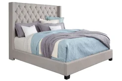 Mor Furniture Westerly Upholstered Bed In Gray, Queen