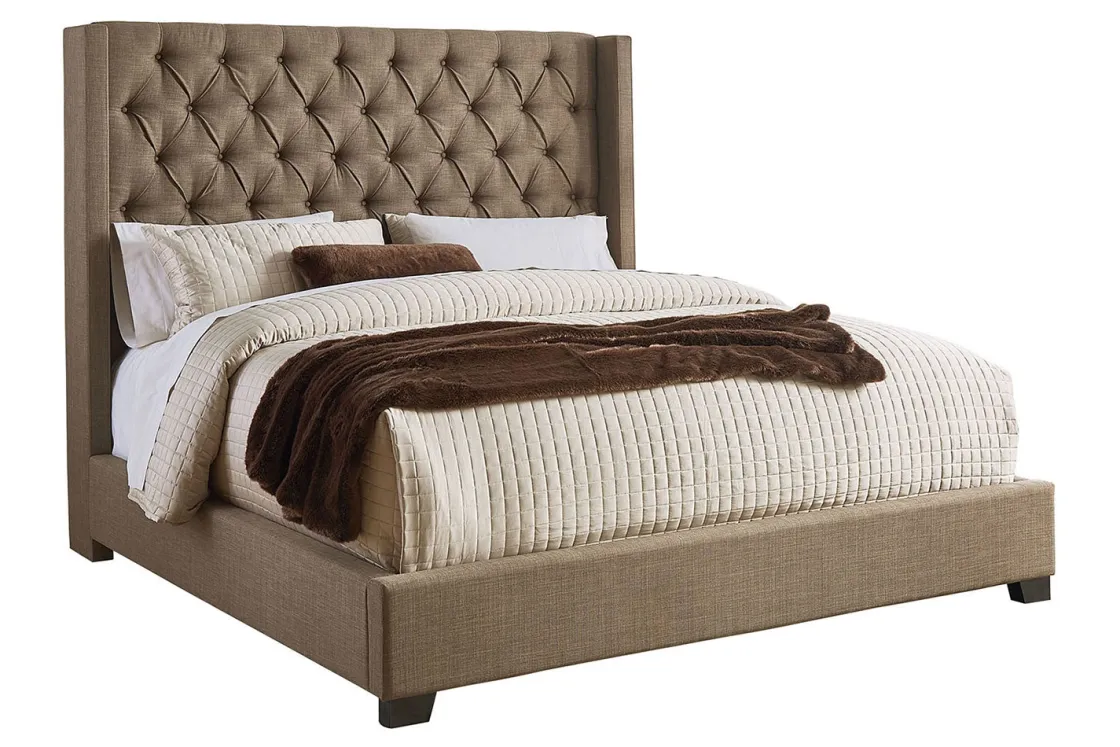 Mor Furniture Westerly Upholstered Bed In Gray, Queen