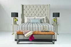 Mor Furniture Westerly Upholstered Bed In Gray, Queen