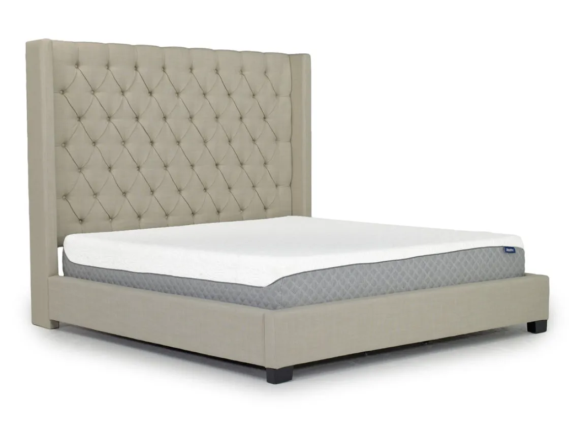 Mor Furniture Westerly Upholstered Bed In Gray, Queen