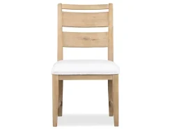 Mor Furniture White Oak Chair In Butternut