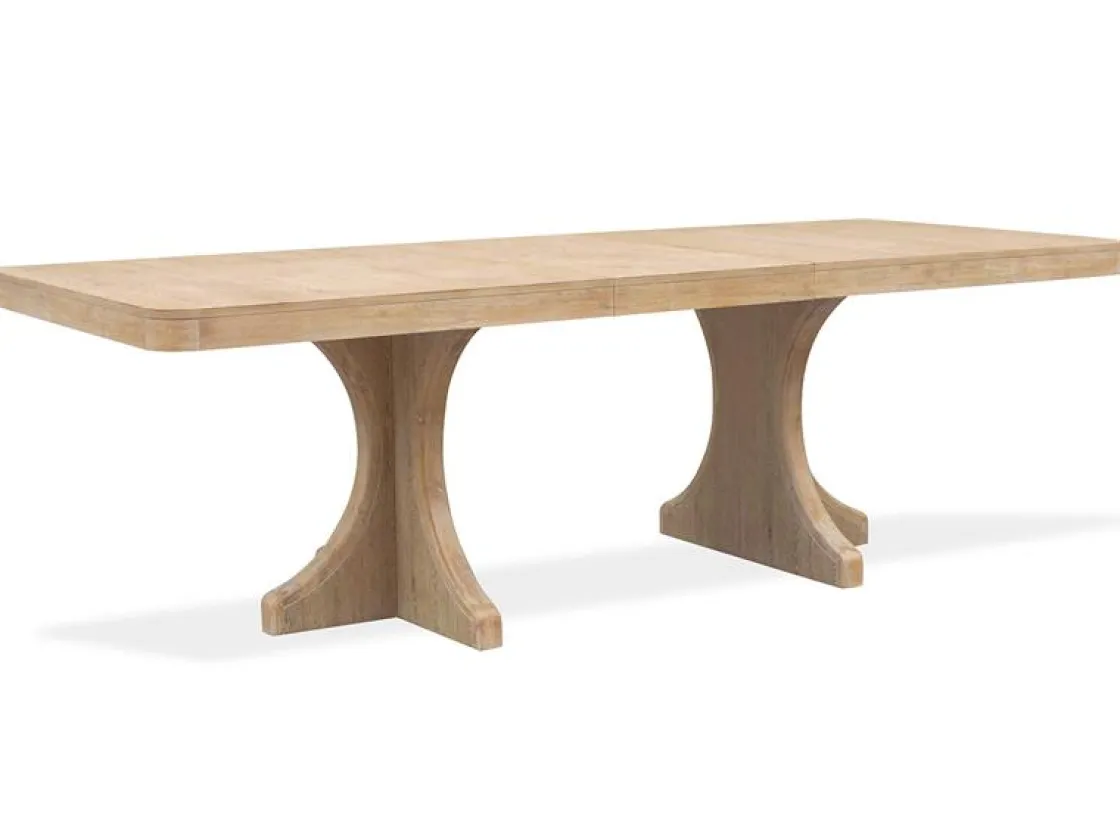 Mor Furniture White Oak Dining Table, 4 Chairs & 2 Arm Chairs In Butternut