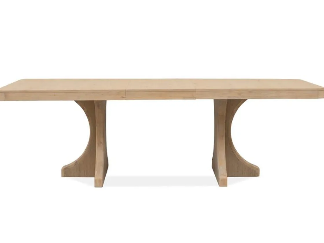 Mor Furniture White Oak Dining Table, 4 Chairs & 2 Arm Chairs In Butternut