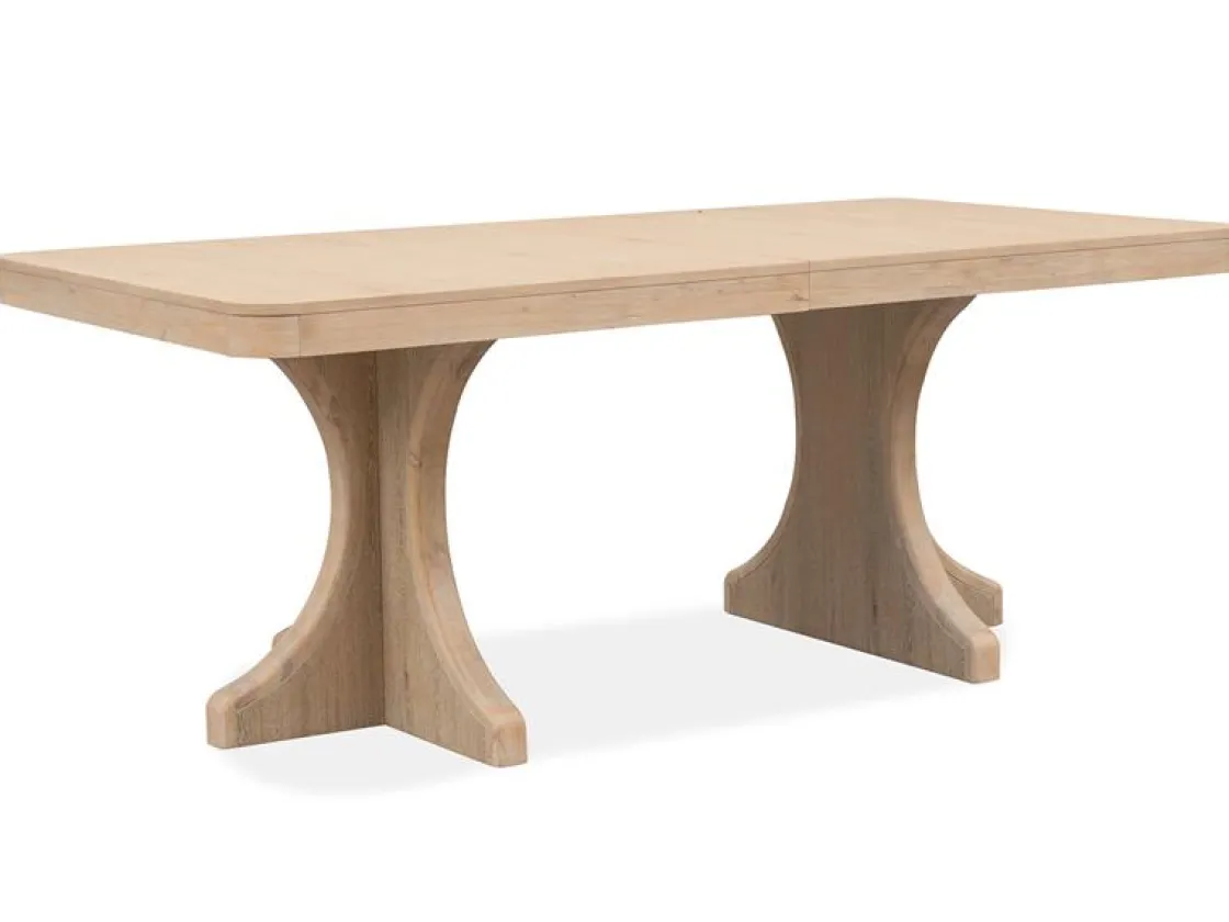 Mor Furniture White Oak Dining Table In Butternut