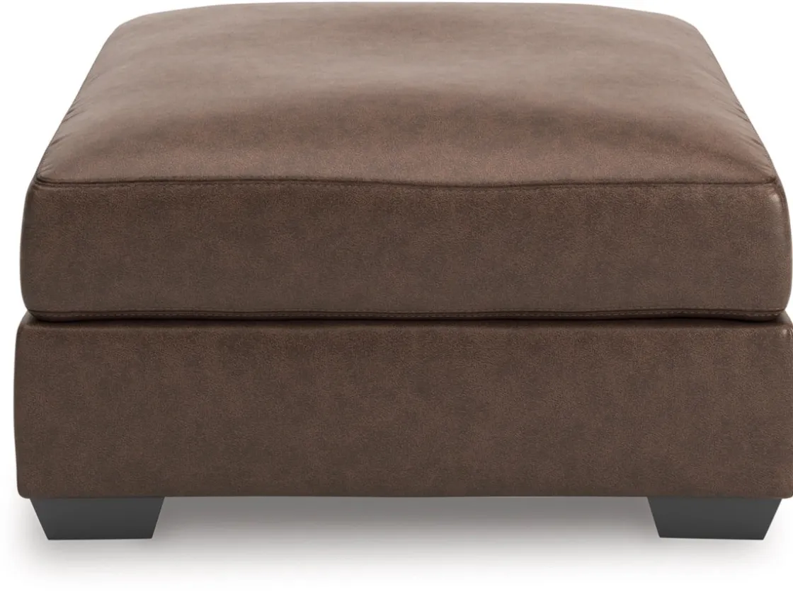 Mor Furniture Whitlock Oversized Ottoman In Caramel