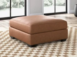 Mor Furniture Whitlock Oversized Ottoman In Caramel