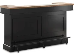 Mor Furniture Wildenauer Bar In Brown/Black
