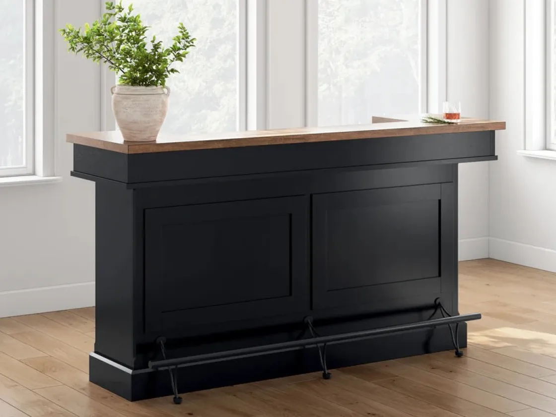 Mor Furniture Wildenauer Bar In Brown/Black