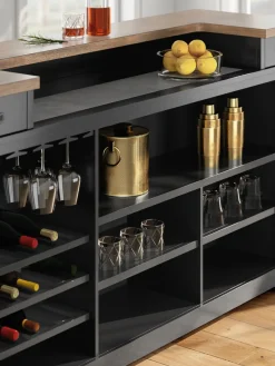 Mor Furniture Wildenauer Bar In Brown/Black