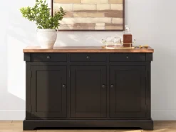 Mor Furniture Wildenauer Buffet In Brown/Black