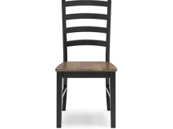 Mor Furniture Wildenauer Extendable Dining Table & 6 Chairs In Brown/Black