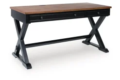 Mor Furniture Wildenauer Office Desk In Black/Brown