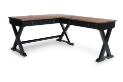 Mor Furniture Wildenauer Office Desk In Black/Brown