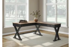 Mor Furniture Wildenauer Office Desk In Black/Brown