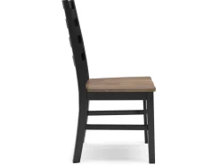 Mor Furniture Wildenauer Side Chair In Brown/Black, Set Of 2