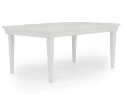 Mor Furniture Willowbrook Dining Table & 6 Chairs In Egg Shell White