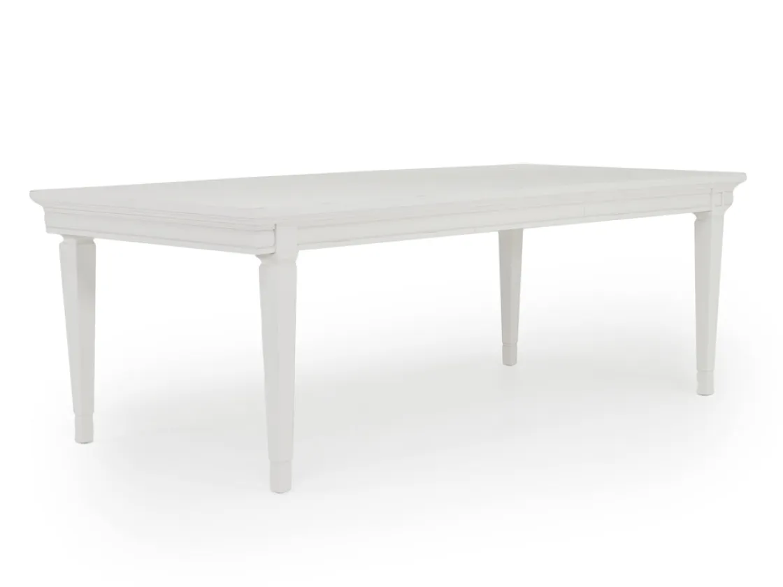 Mor Furniture Willowbrook Dining Table & 6 Chairs In Egg Shell White