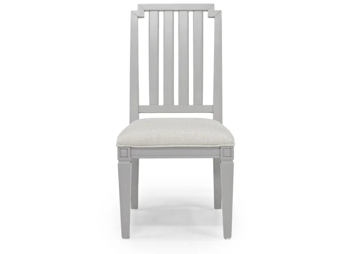 Mor Furniture Willowbrook Dining Table, 4 Chairs & Bench In Pebble, Slat