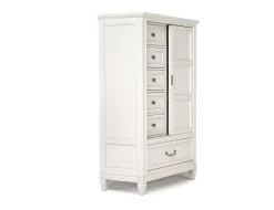 Mor Furniture Willowbrook Door Chest In Egg Shell White