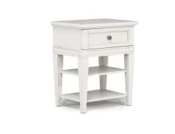 Mor Furniture Willowbrook Nightstand In Egg Shell White